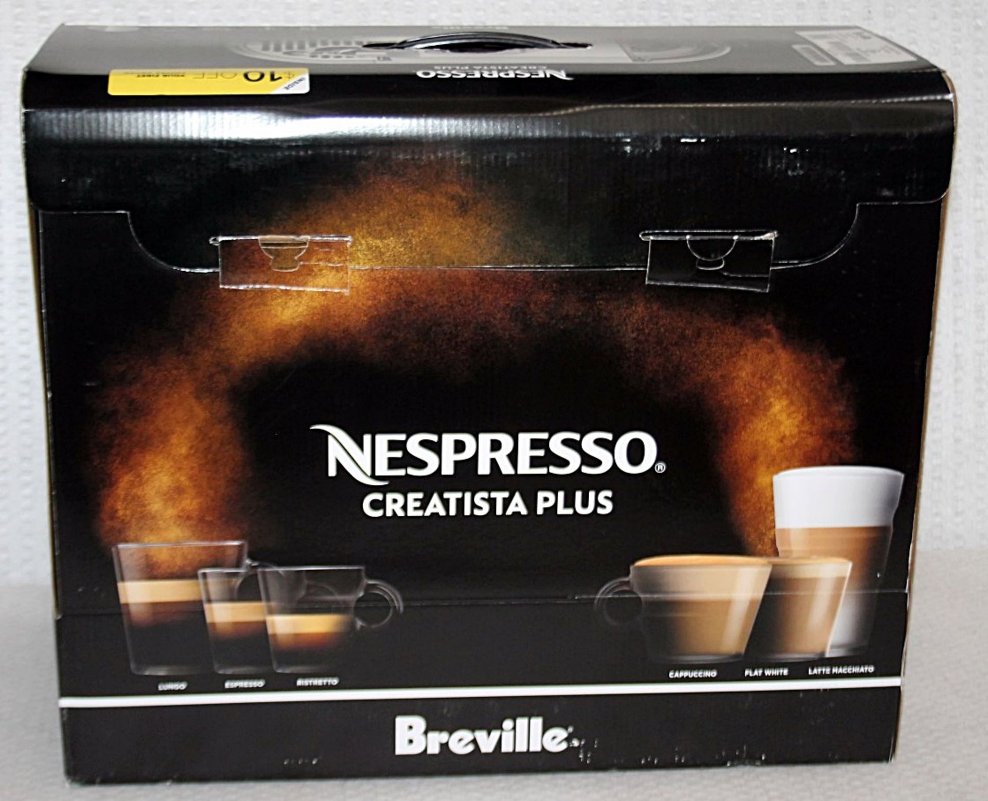 1 x NESPRESSO 'Creatista Plus' Coffee Machine In Silver - Original Price £479.95 - Boxed Stock - Image 18 of 18