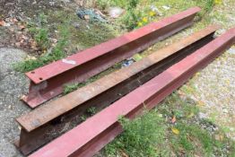 2 x Universal RSJ Steel Beams - Size: 303x10x20cms - Good Condition - CL007 - Location: Stockport