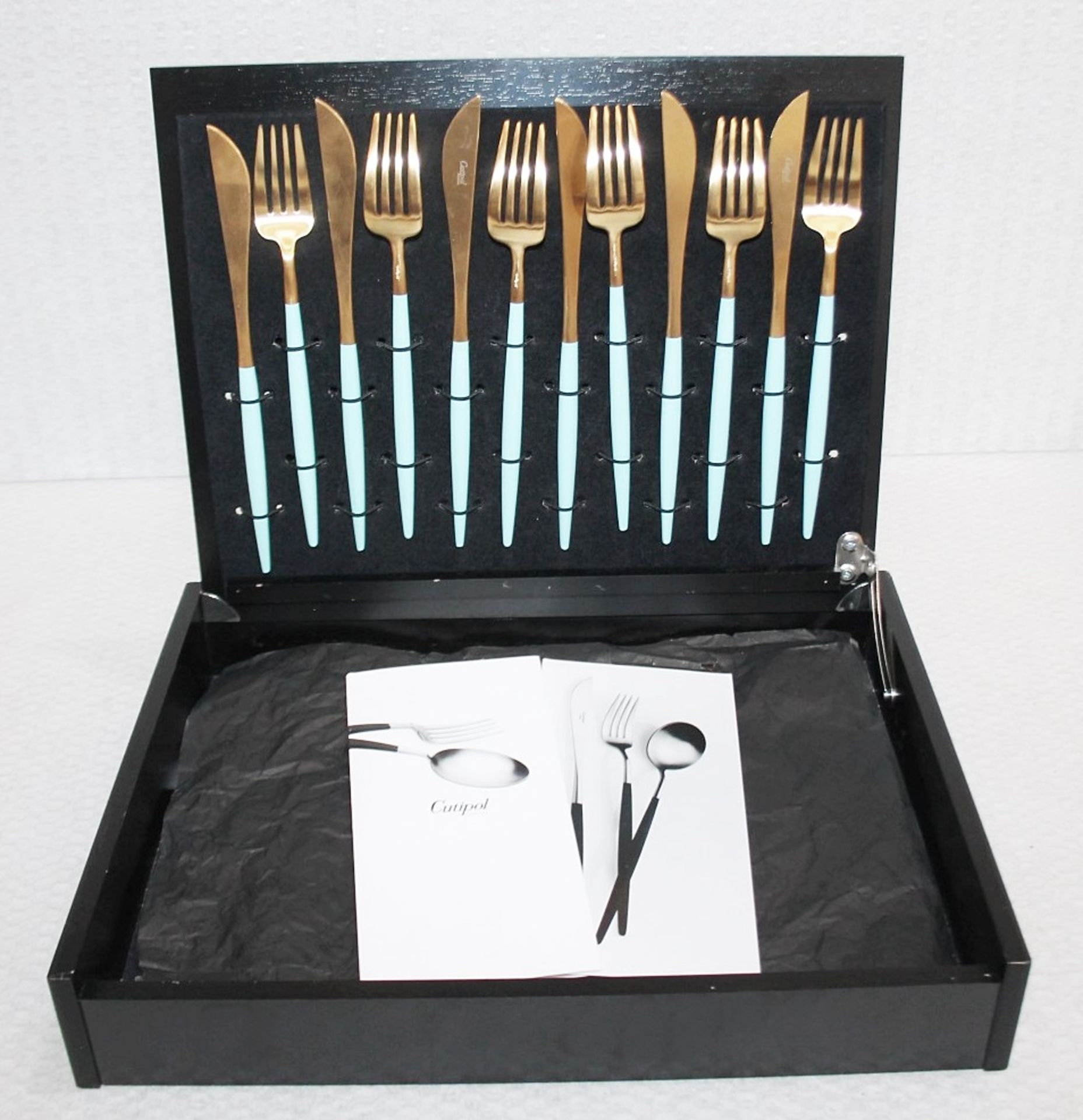 1 x CUTIPOL 'Goa' Luxury 24-Piece Cutlery Set - Original Price £430.00 - Unused Boxed Stock - Ref: - Image 2 of 11