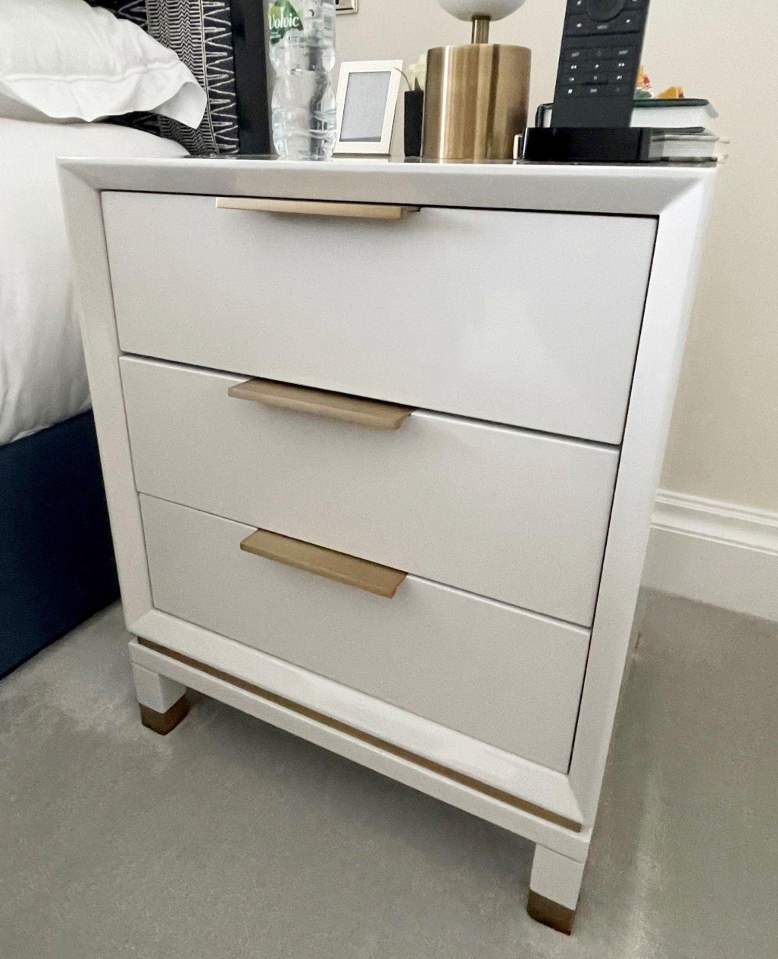Pair Of Luxury Designer Bedside Tables With Soft-Close Drawers - NO VAT ON THE HAMMER - Image 8 of 8