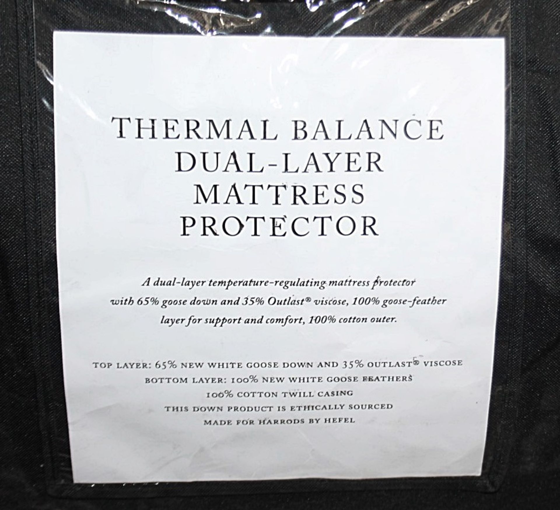 1 x HARRODS OF LONDON Thermal Balance Emperor Mattress Protector (200cm x 200cm) - RRP £2,050 - Image 2 of 5