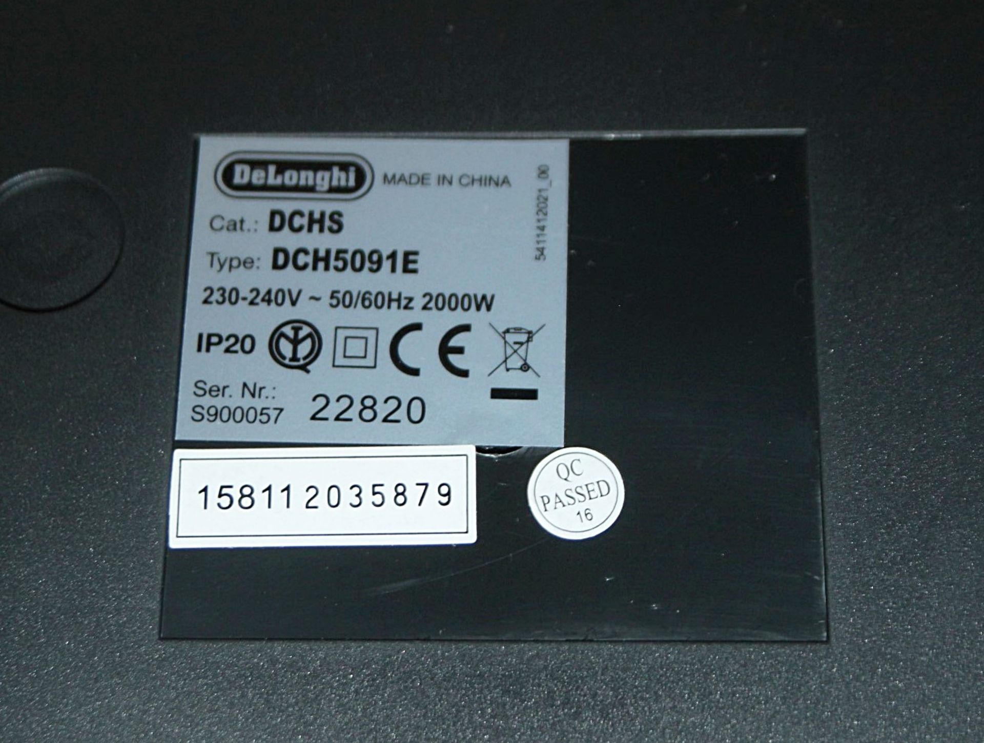 1 x DELONGHI (DCH5091E) Oscillating Ceramic Heater - Unused Stock - Ref: HAS927/APR22/WH2/C6 - CL987 - Image 7 of 8