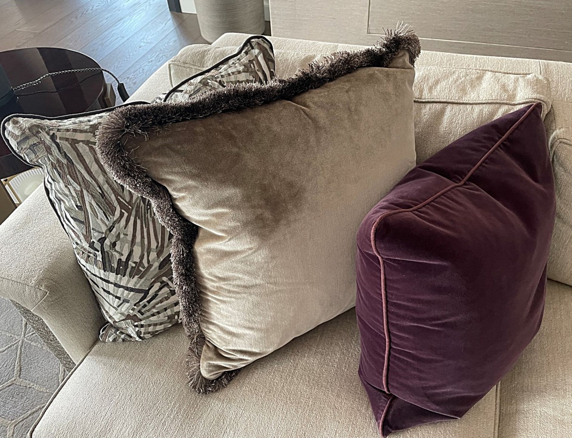 2 x Sets Of 3 x Premium Luxury Scatter Cushions (6 x Cushions In Total) - Ref: LNG - CL749 - NO - Image 7 of 8