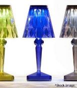 1 x KARTELL'Battery' Designer Table Lamp In BLUE - Original Price £153.00 - Unused Boxed Stock