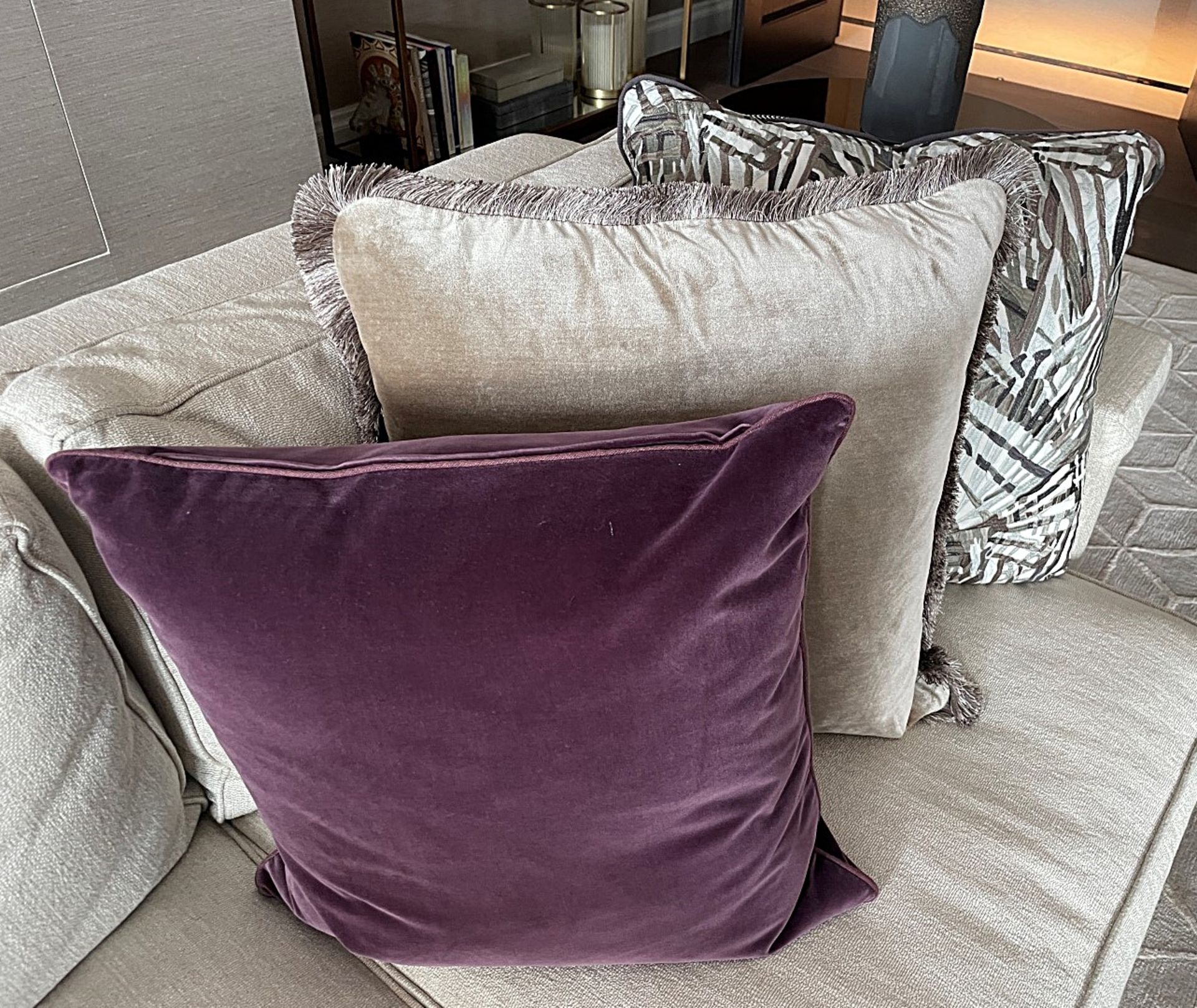 2 x Sets Of 3 x Premium Luxury Scatter Cushions (6 x Cushions In Total) - Ref: LNG - CL749 - NO - Image 2 of 8