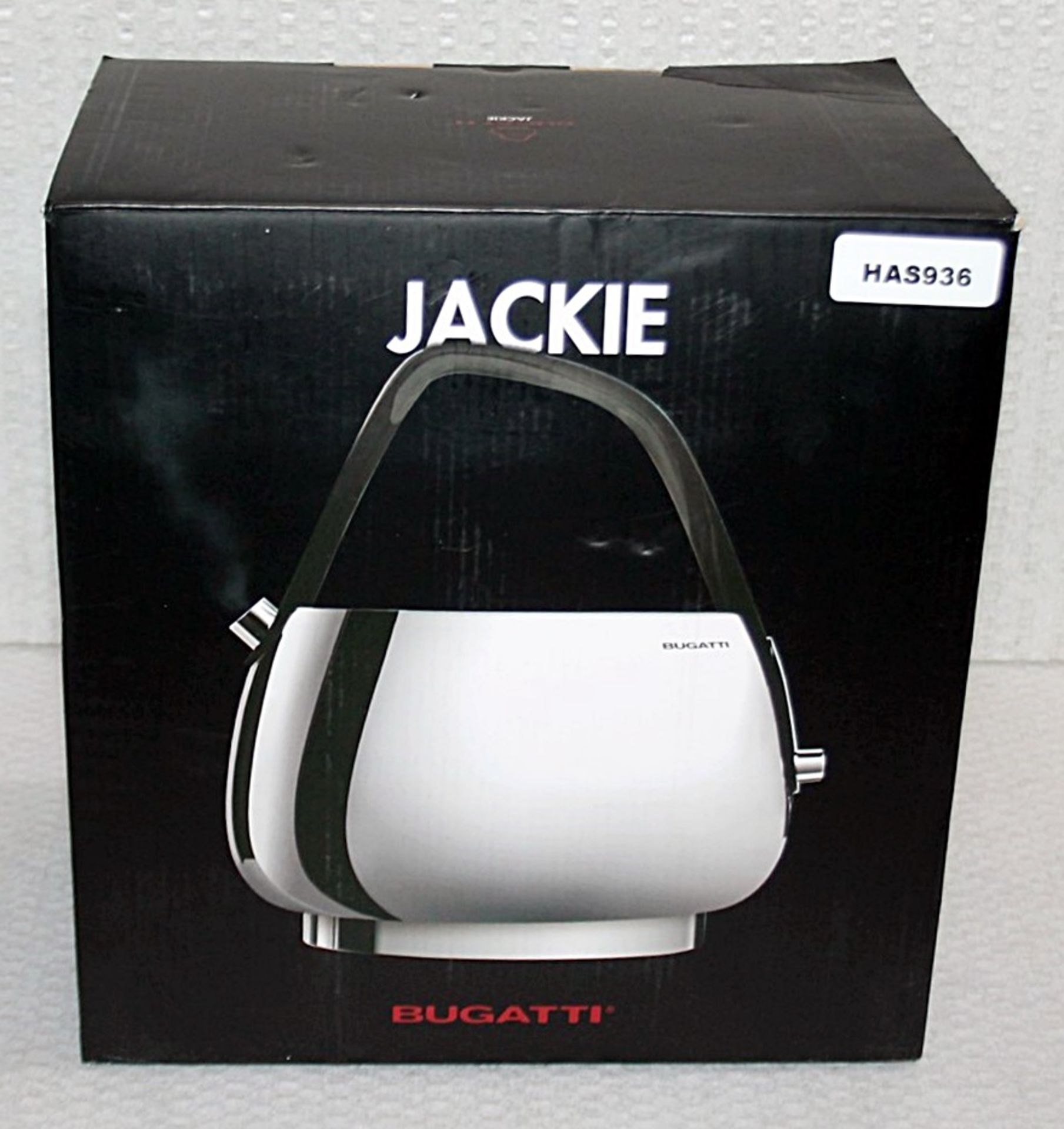 1 x BUGATTI Designer 'Jackie' Electric Kettle In Black - Original Price £279.00 - Boxed Stock - Image 6 of 12