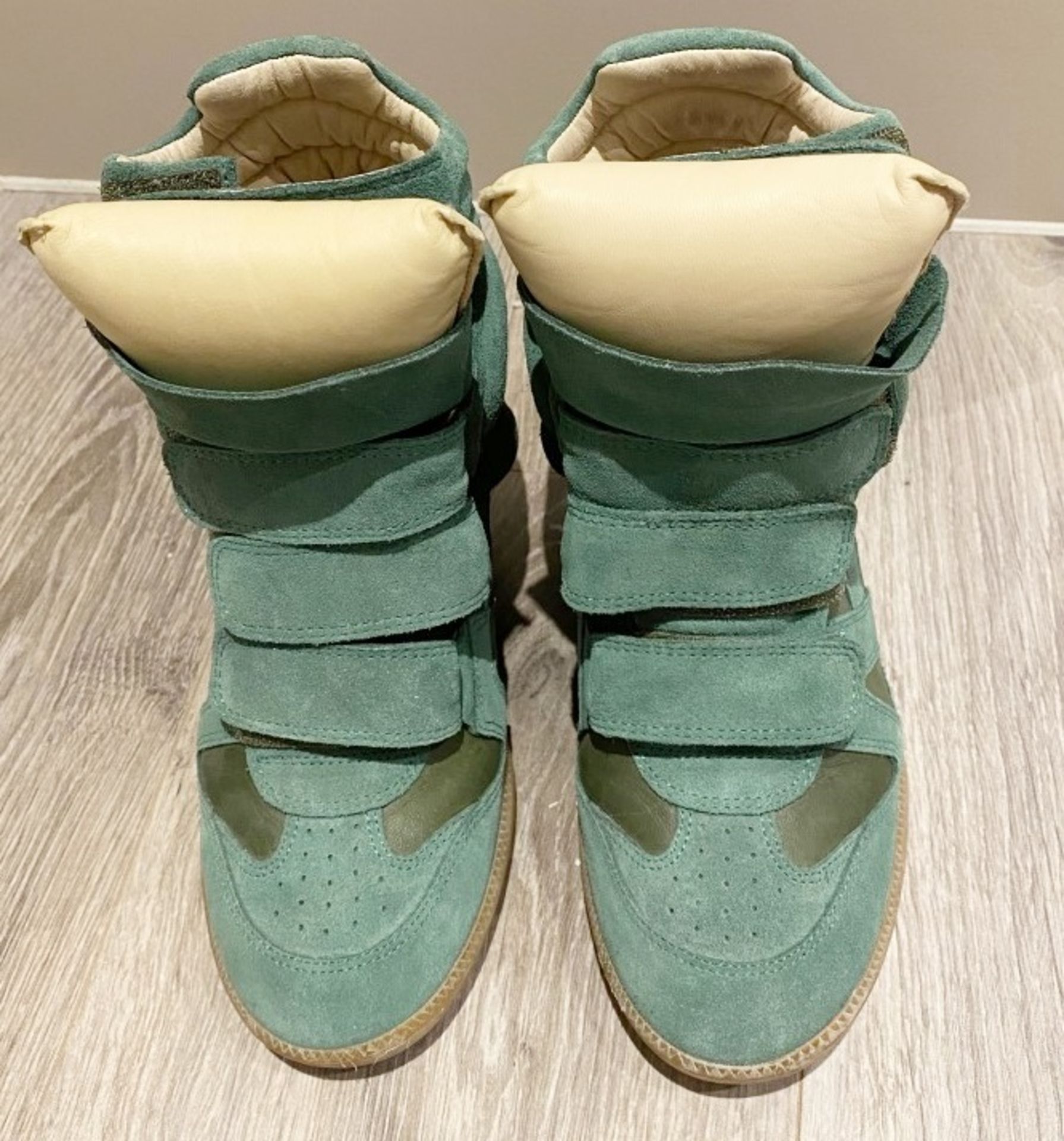 1 x Pair Of Genuine Isabel Marant Boots In Green - Size: 36 - Preowned in Good Condition - Ref: LOT3 - Image 4 of 4