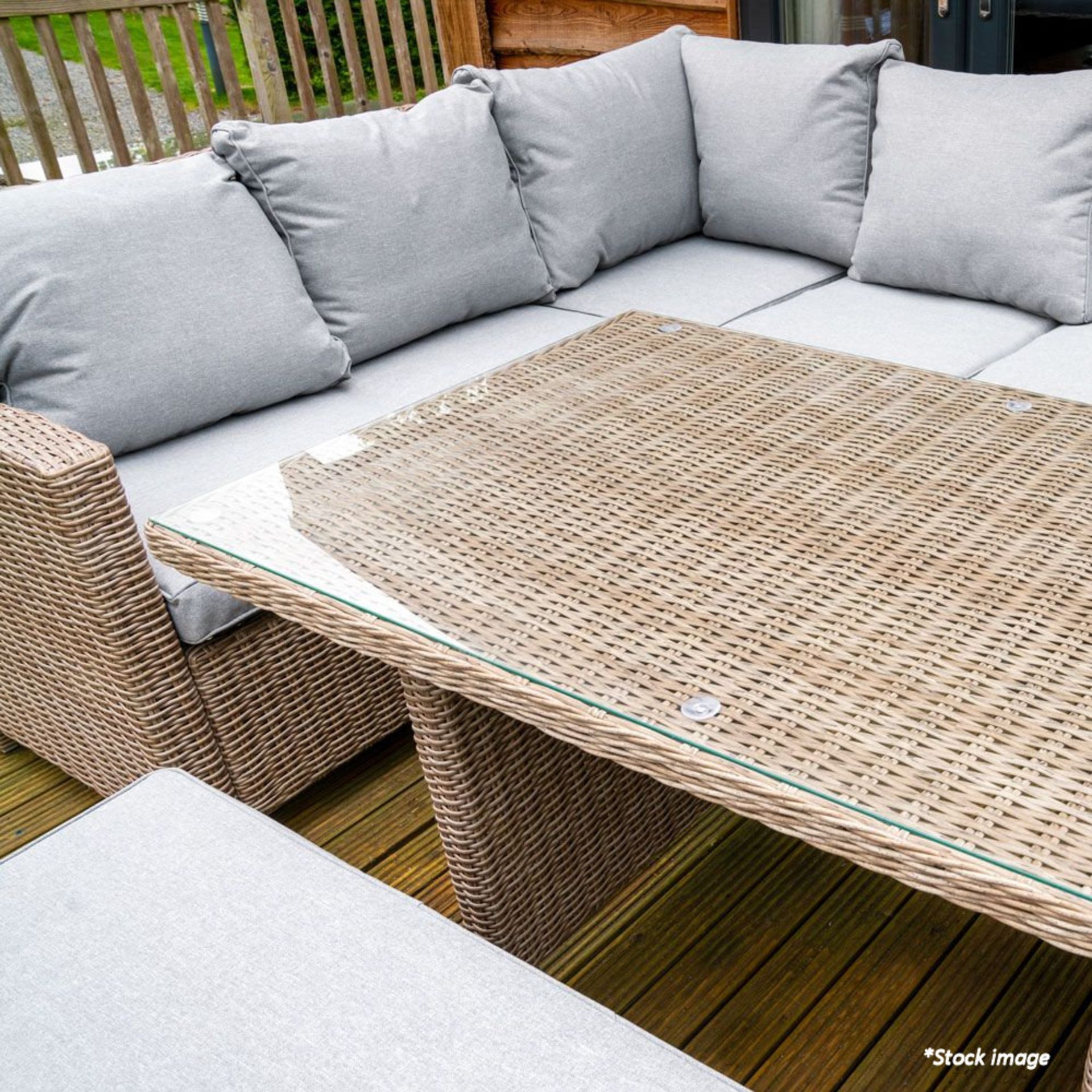 1 x LG OUTDOOR 'Britanny' Outdoor Rectangular Modular Corner Garden Furniture Set - RRP £1,999 - Image 8 of 20