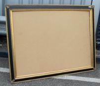 1 x Vintage Picture Frame (No Glass) - Dimensions: H139 x W109cm - £1 Start, No Reserve - Ref: