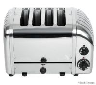 1 x DUALIT 'Classic' 4-Slice Toaster In Stainless Steel - Original RRP £179.95 - Unused Boxed Stock