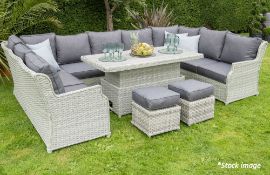 Hartman Hatfield U-Shaped Garden Lounge Set With Height Adjustable Table - New/Boxed - RRP £3,399.99