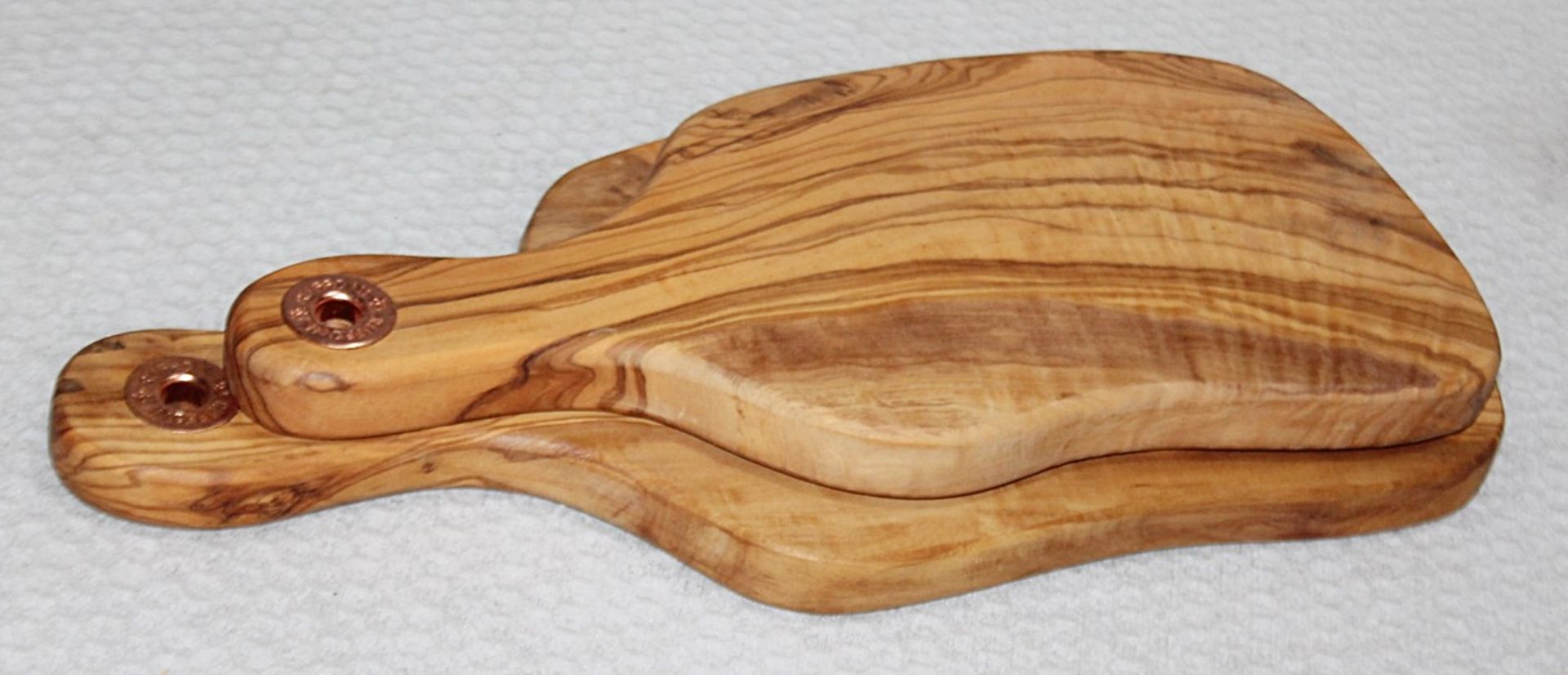 Set of 2 x RUFFONI Luxury Olivewood Chopping Boards - Made In Italy - Original Price £100.00 - Image 5 of 5
