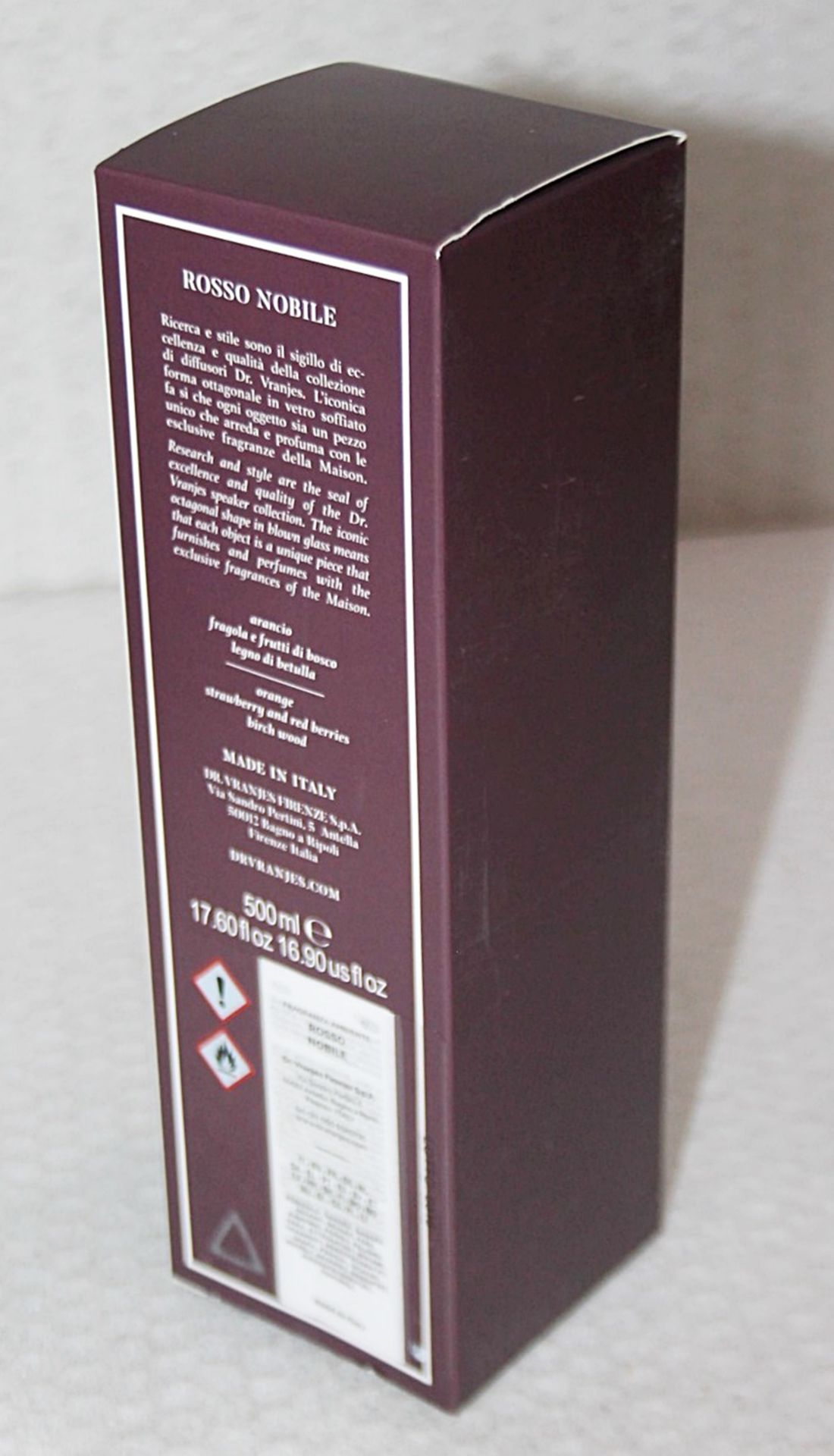 1 x DR. VRANJES FIRENZE 'Rosso Nobile' Fragrance Refill (500ml) - Original Price £71.95 - Unused - Image 7 of 7