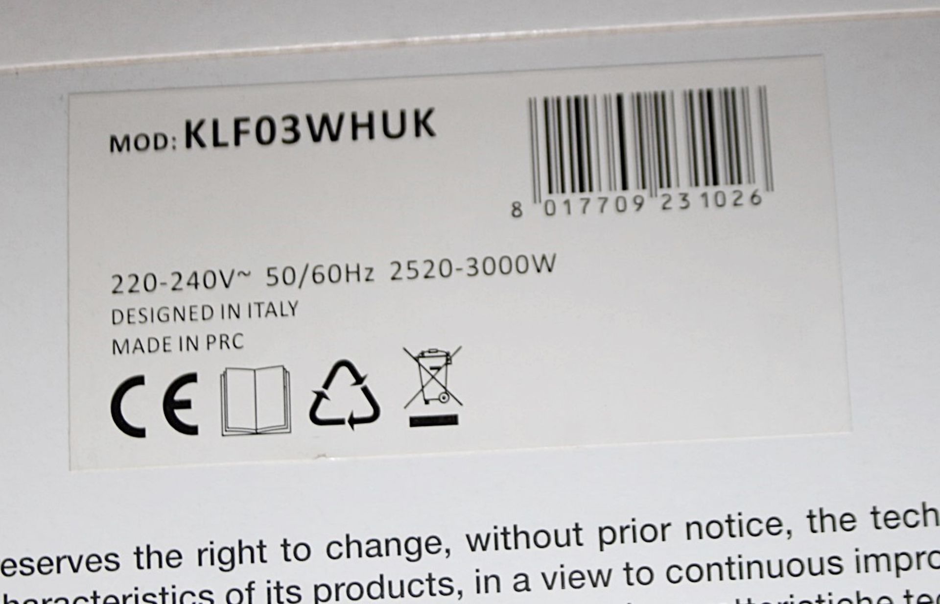 1 x SMEG Retro Kettle In White - Capacity: 1.7L - Original Price £189.00 - Unused Boxed Stock - Image 6 of 17