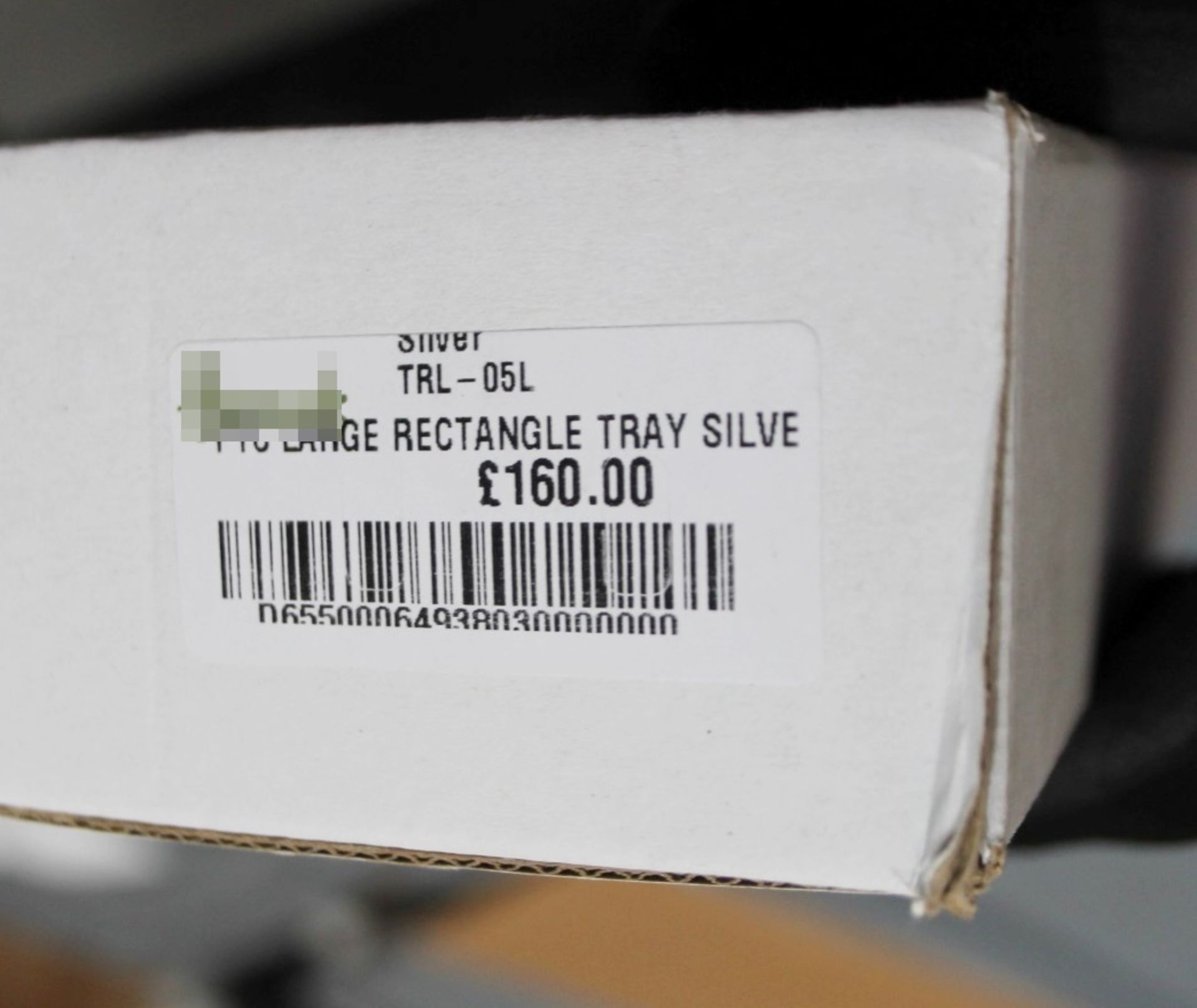 1 x POSH TRADING COMPANY Large Silver Leaf Windsor Tray (52cm x 36cm) - Original Price £160.00 - Image 9 of 9
