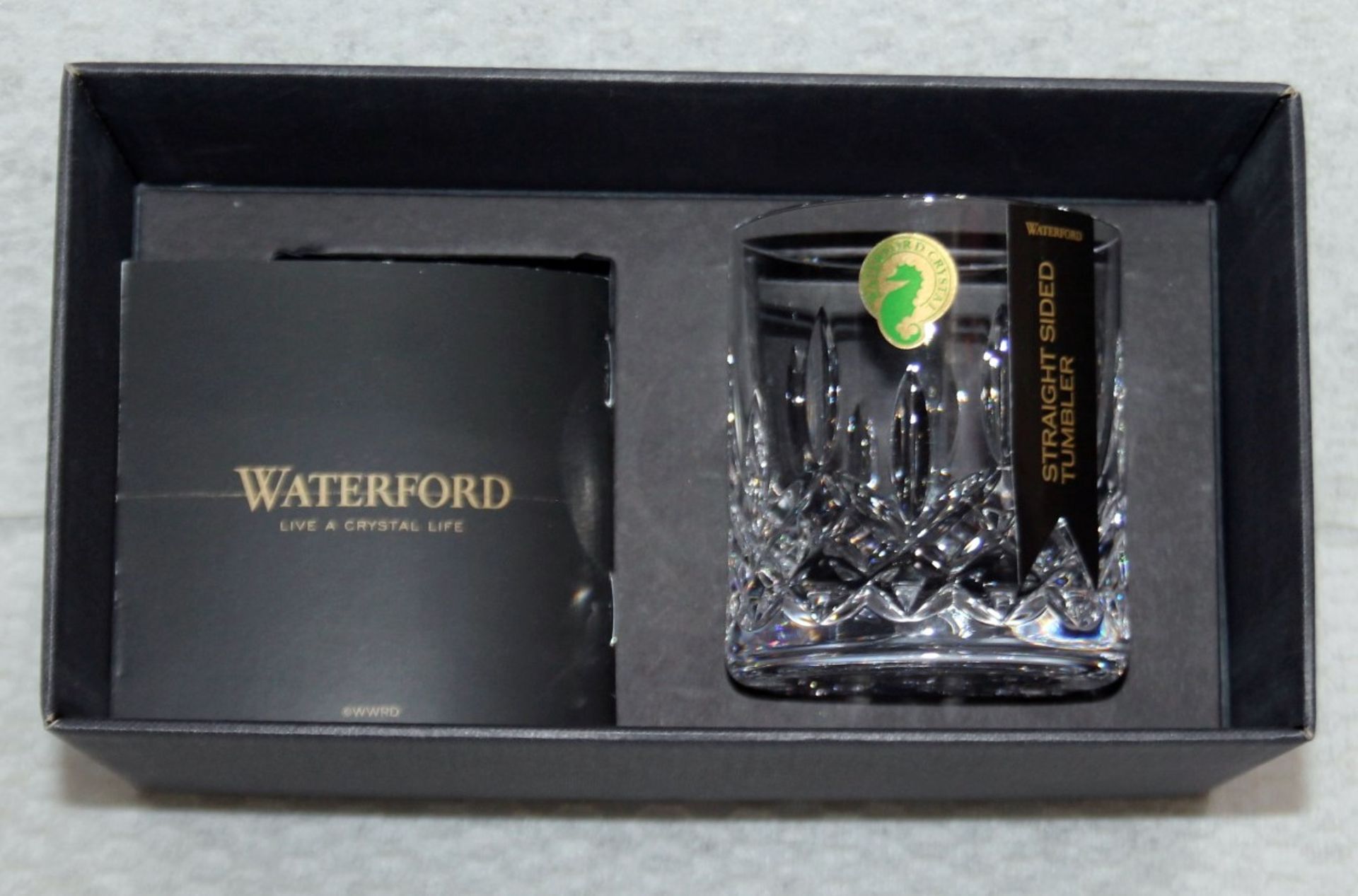 1 x WATERFORD CRYSTAL 'Lismore' Old Fashioned Tumbler - Original Price £55.00 - Unused Boxed Stock - Image 5 of 6