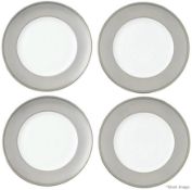 Set of 4 x WEDGWOOD 'Winter White' Fine Bone China Plates (27cm) - Total Original Price £280.00