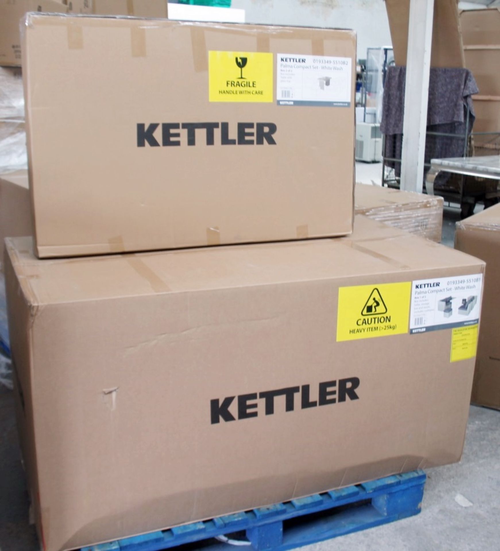 1 x KETTLER 'Palma' Compact Garden Furniture Set - Brand New Boxed Stock - RRP £1,679.99 - CL761 - - Image 6 of 7