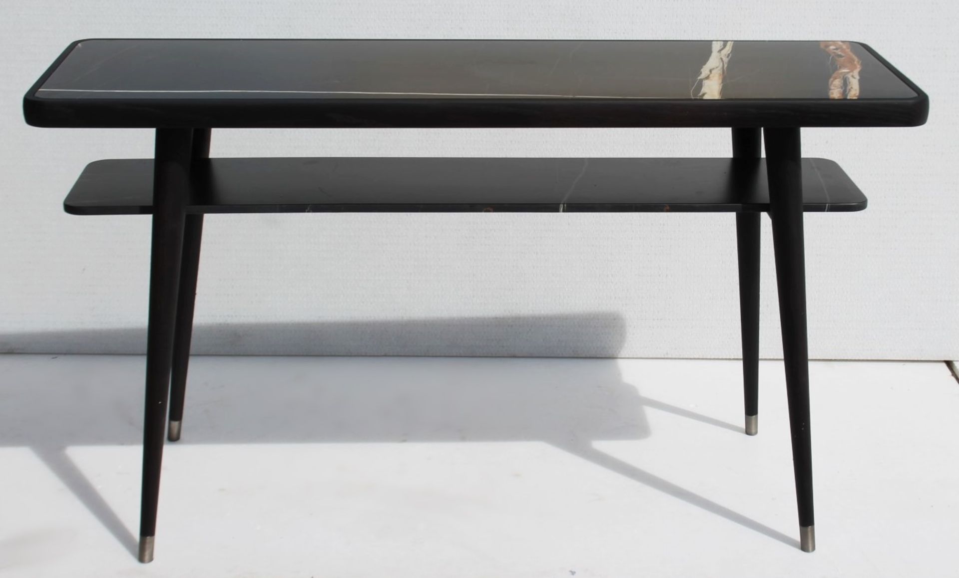 1 x POLTRONA FRAU 'Chantal' Marble Topped & Shelved Console Table - Original RRP £3,816 - Image 3 of 7