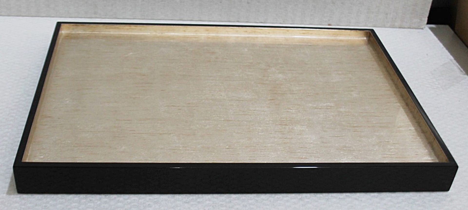 1 x POSH TRADING COMPANY Large Silver Leaf Windsor Tray (52cm x 36cm) - Original Price £160.00 - Image 8 of 9