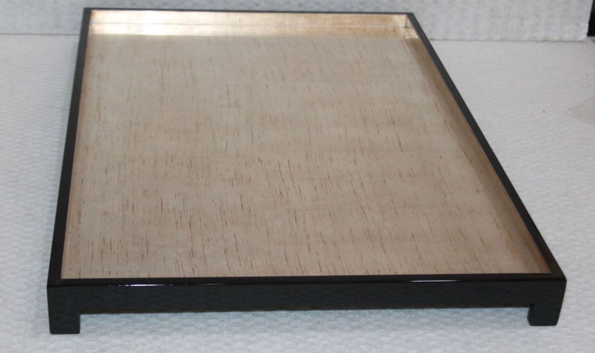 1 x POSH TRADING COMPANY Large Silver Leaf Windsor Tray (52cm x 36cm) - Original Price £160.00 - Image 6 of 9