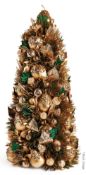1 x SALZBURG CREATIONS Decorative 'Pear Tree' Ornament In Gold & Green - 18 Inches Tall - Original