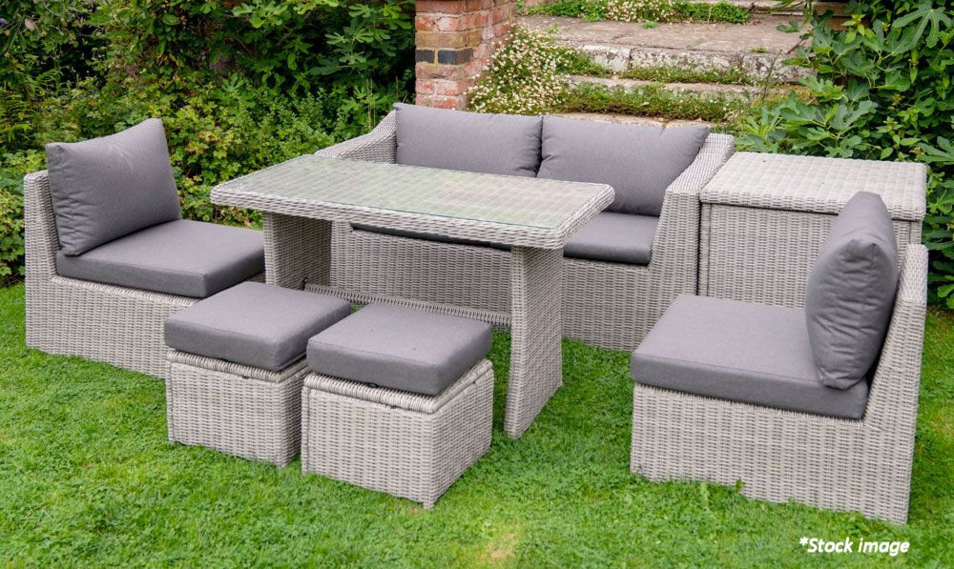 1 x KETTLER 'Palma' Compact Garden Furniture Set - Brand New Boxed Stock - RRP £1,679.99 - CL761 - - Image 4 of 7