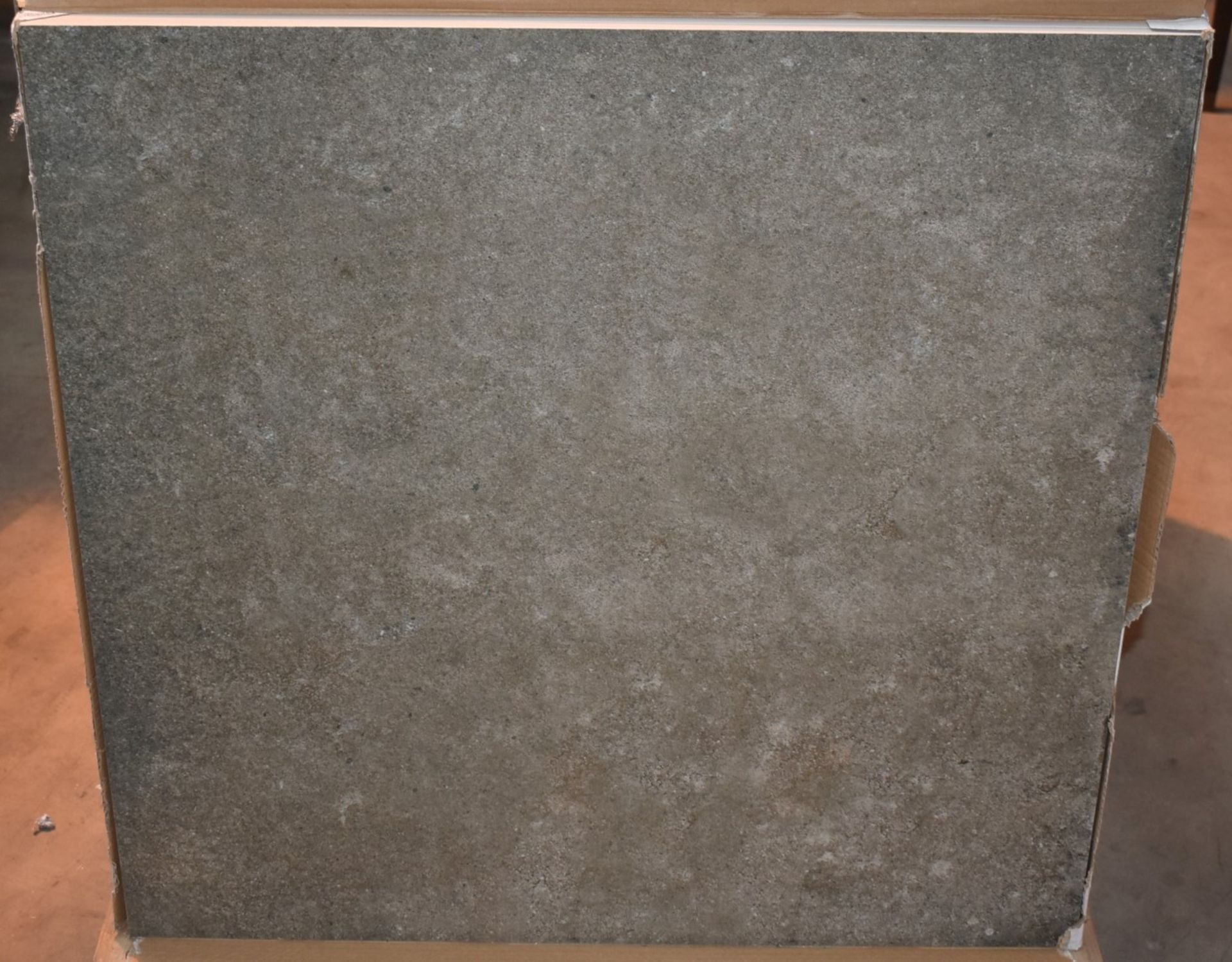 12 x Boxes of RAK Porcelain Tiles - Borgogna Stone Range - Grey Colour Gloss Finish - Size: 75x75cm - Image 5 of 6