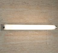 1 x Searchlight Bathroom Light Fitting - Triangular 62cm Switched Wall Light With T5 Fluorescent