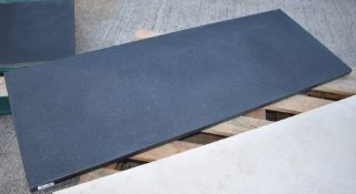 1 x Stonearth Granite Stone Countertop - Black - Profiled Edges - Ref 185 - Size: 150 x 56 cms -