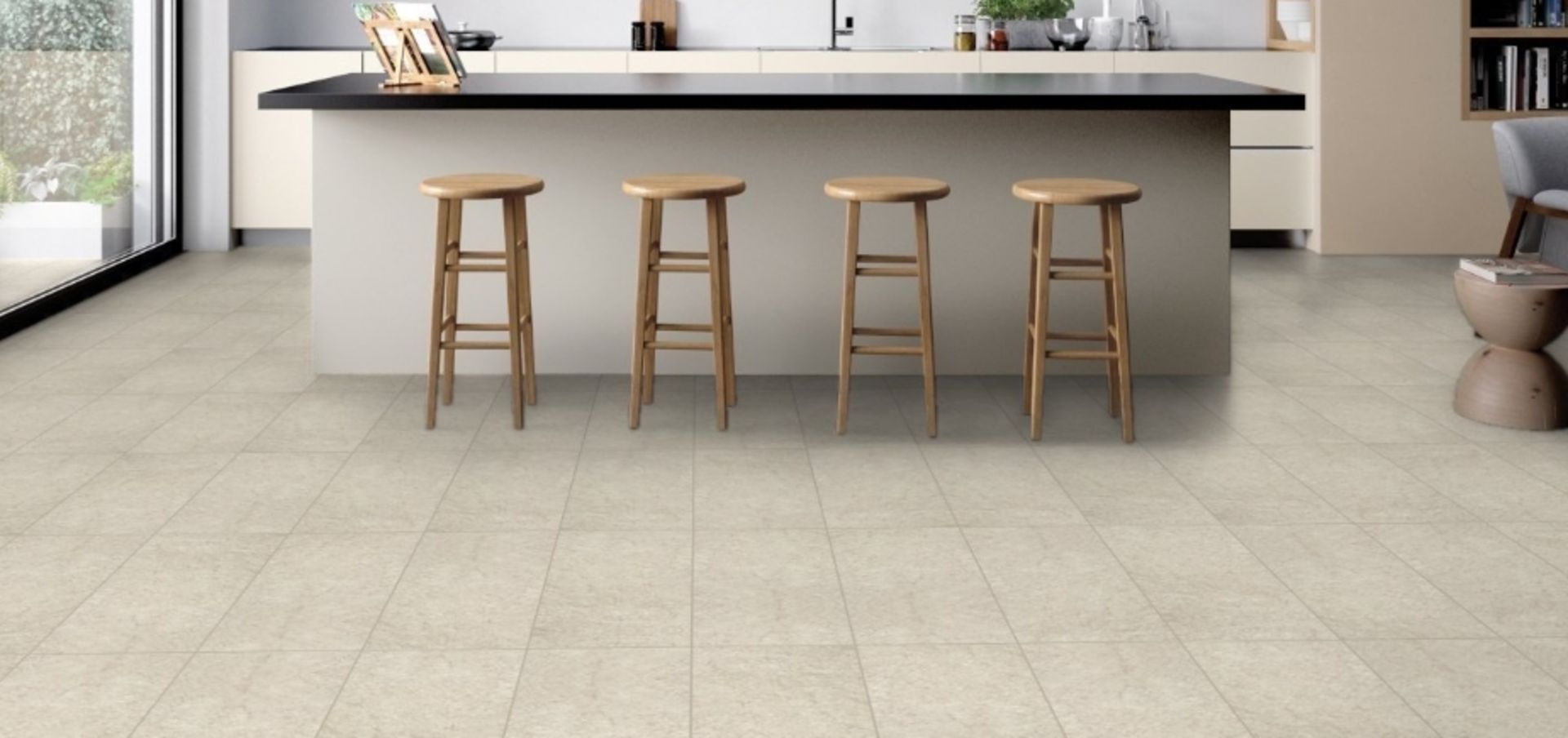 12 x Boxes of RAK Porcelain Tiles - Design Concrete Range - Sand Colour Matt Finish - Size: 120x60cm - Image 5 of 12