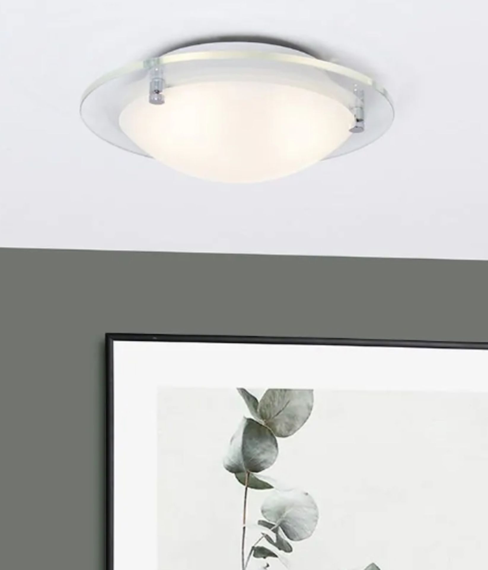 1 x Spa Bathroom Lighting - Draco Round Flush Ceiling Light - Unused Boxed Stock - CL011 - Location: - Image 5 of 6