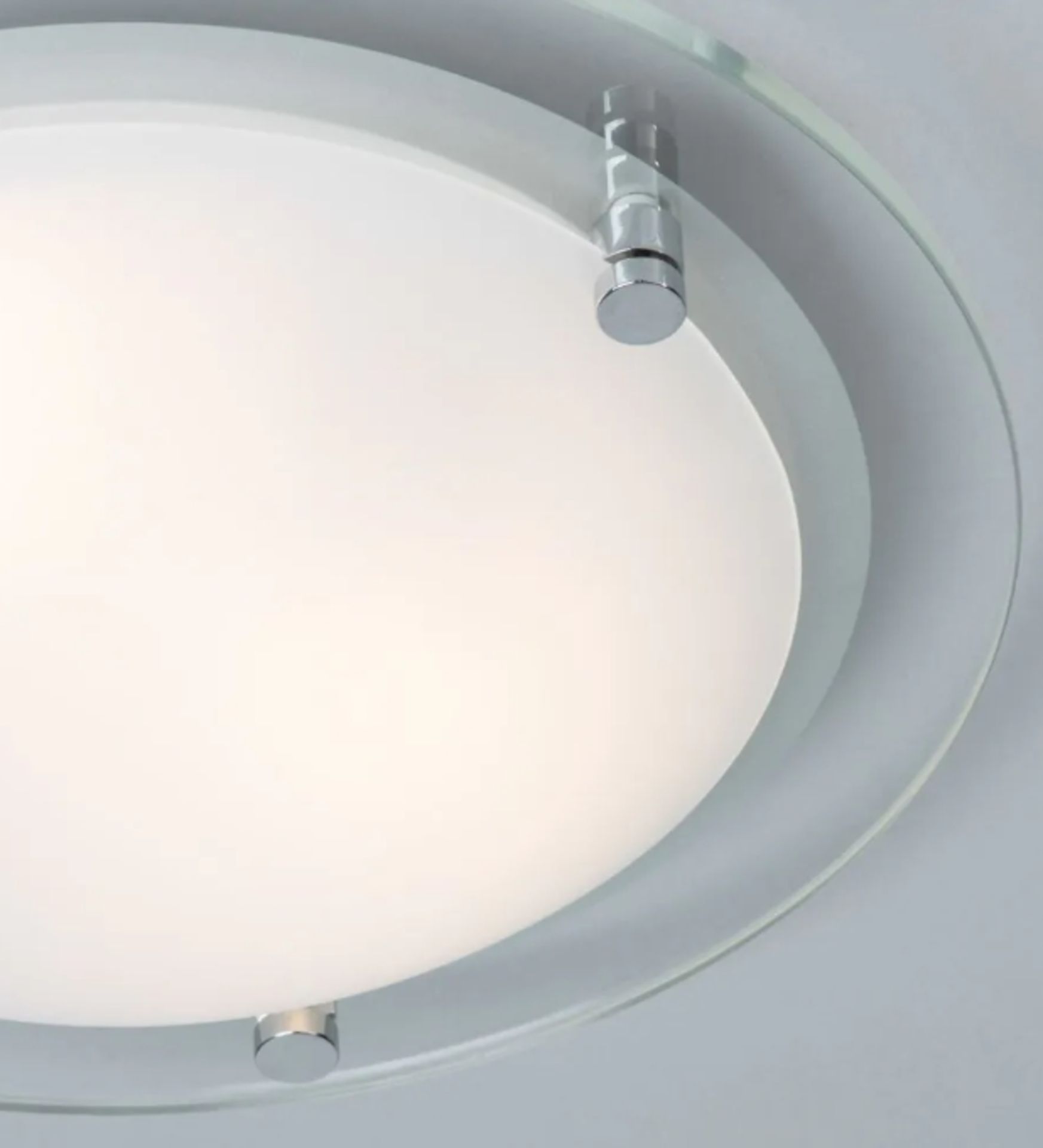 1 x Spa Bathroom Lighting - Draco Round Flush Ceiling Light - Unused Boxed Stock - CL011 - Location: - Image 4 of 6