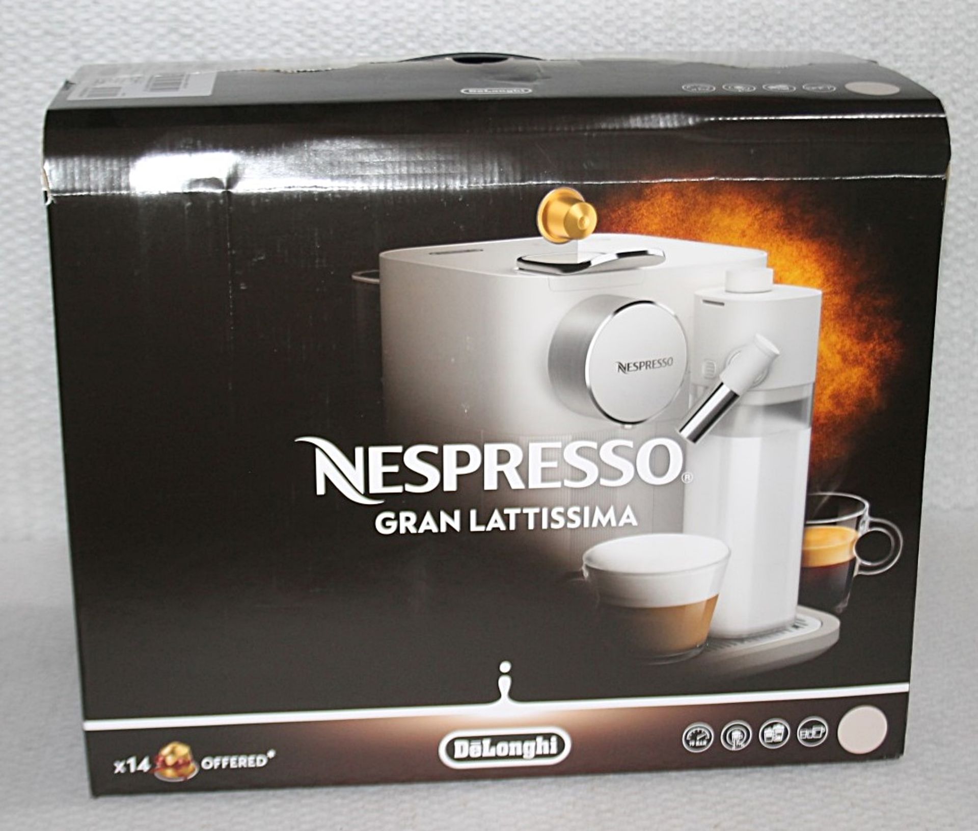 1 x NESPRESSO 'Gran Lattissima' Coffee Machine - Unused Boxed Stock - Original RRP £389.00 - Ref: