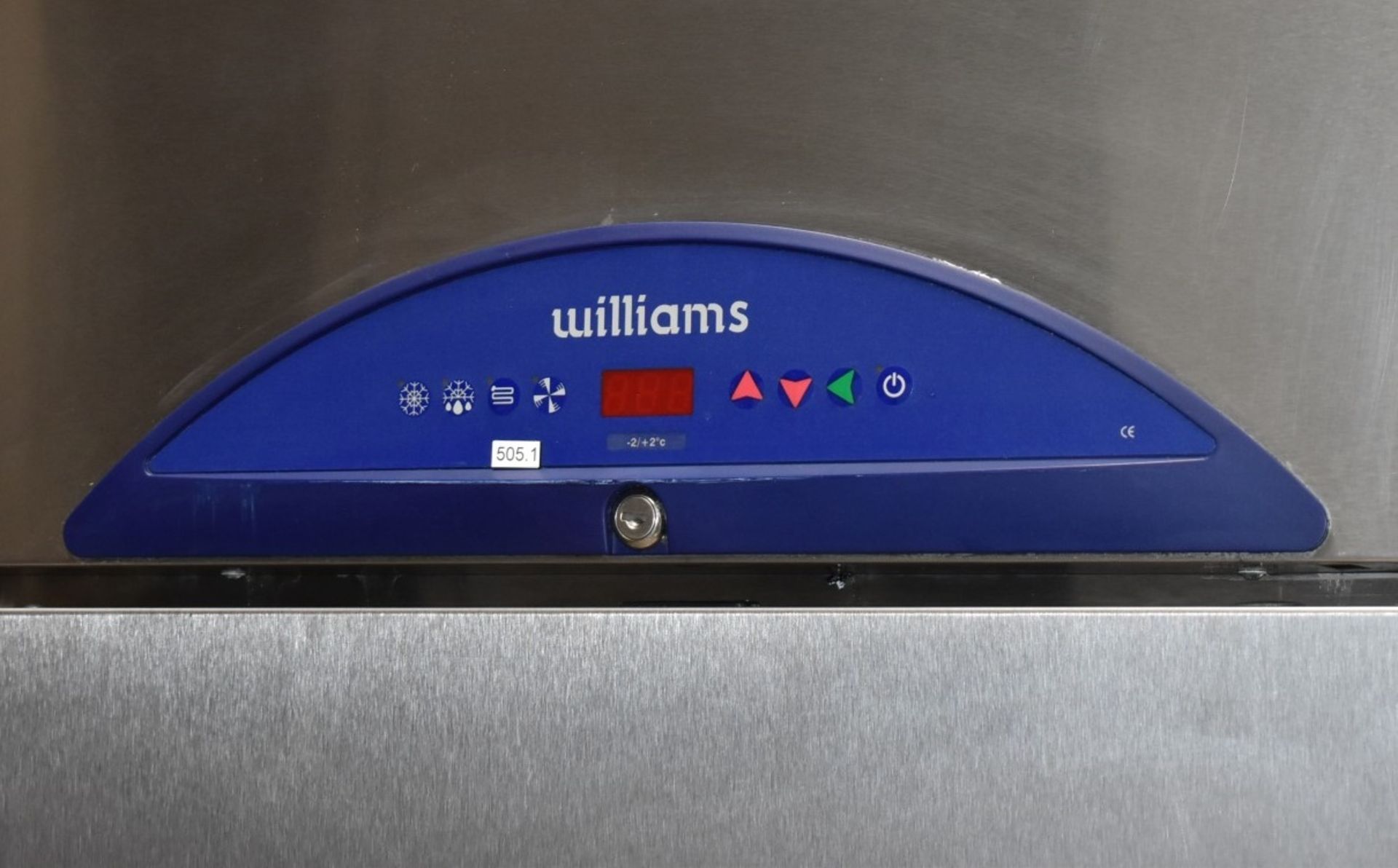 1 x Williams Double Door Upright Side by Side Refrigerator With Gastro Food Trays and Storage - Image 2 of 18