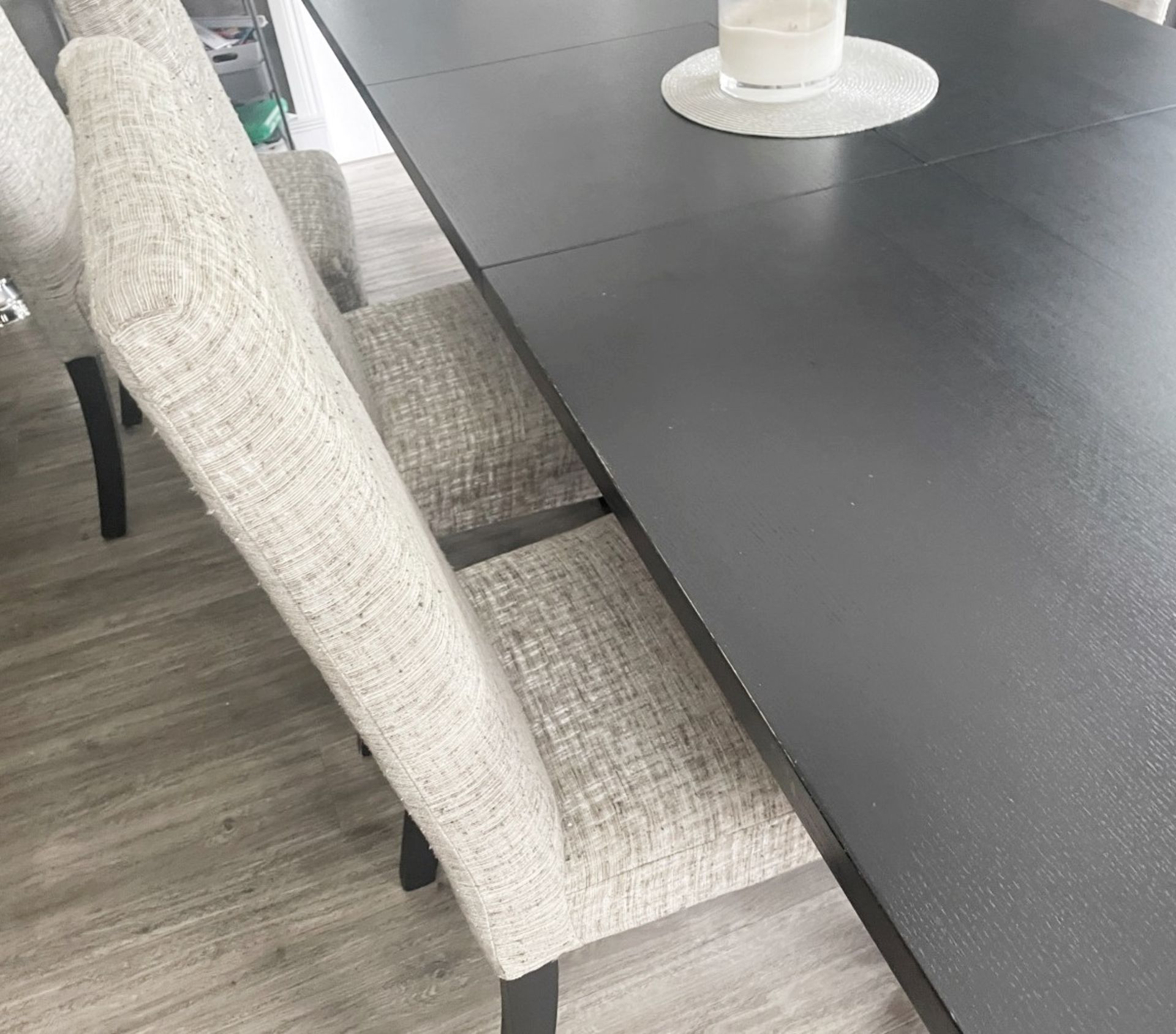 1 x Extending 2.4-Metre Dining Table With 8 x Upholstered Chairs, And Sideboard Unit - NO VAT - Image 5 of 26