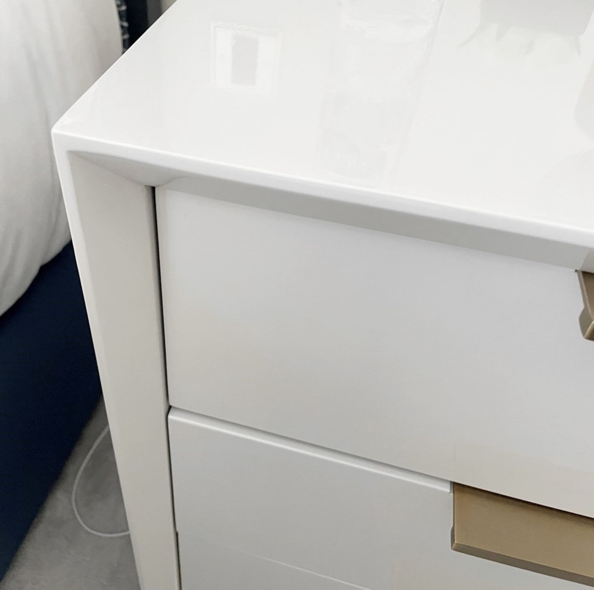 Pair Of Luxury Designer Bedside Tables With Soft-Close Drawers - NO VAT ON THE HAMMER - Image 4 of 8