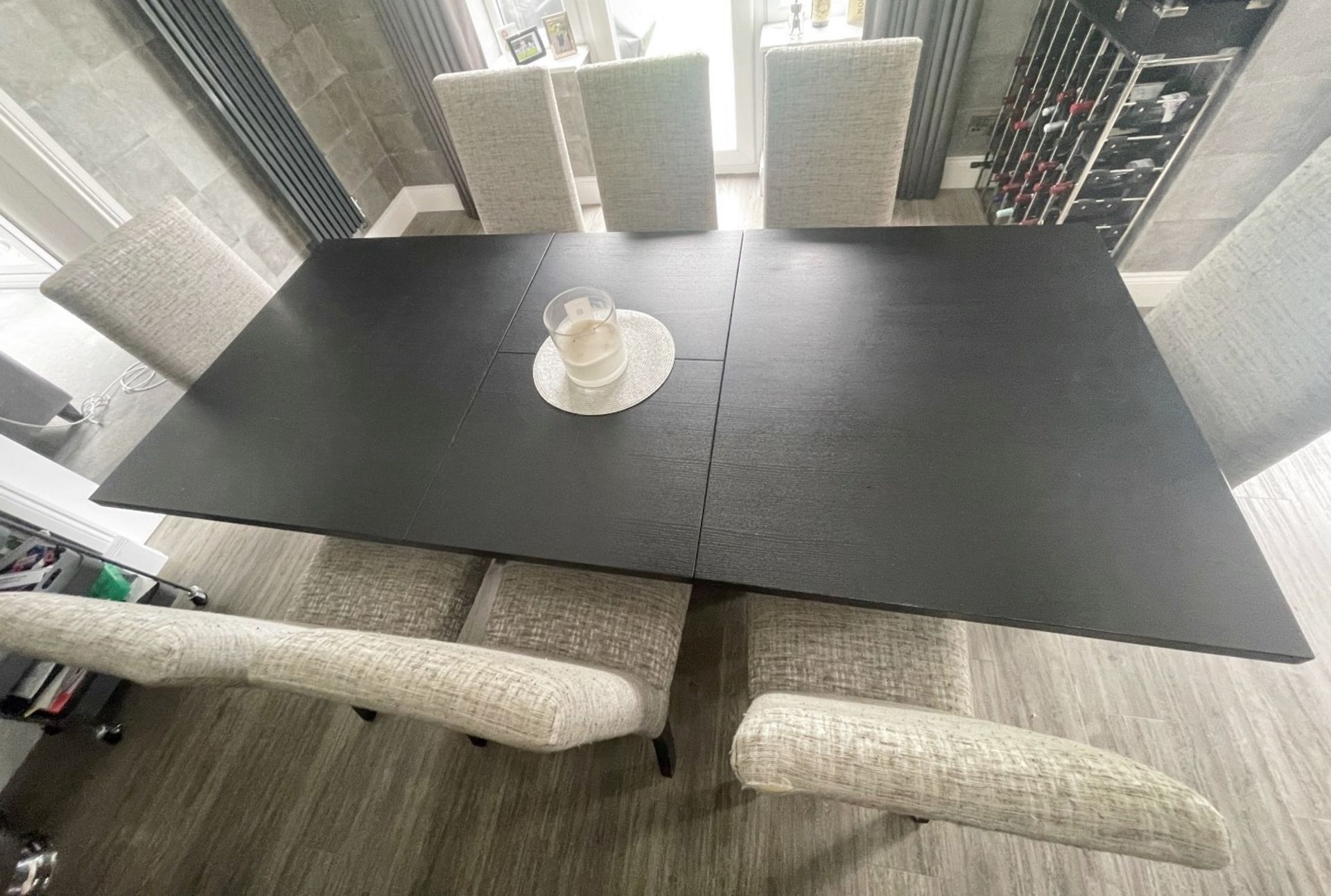 1 x Extending 2.4-Metre Dining Table With 8 x Upholstered Chairs, And Sideboard Unit - NO VAT - Image 21 of 26