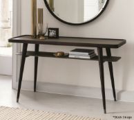 1 x POLTRONA FRAU 'Chantal' Marble Topped & Shelved Console Table - Original RRP £3,816