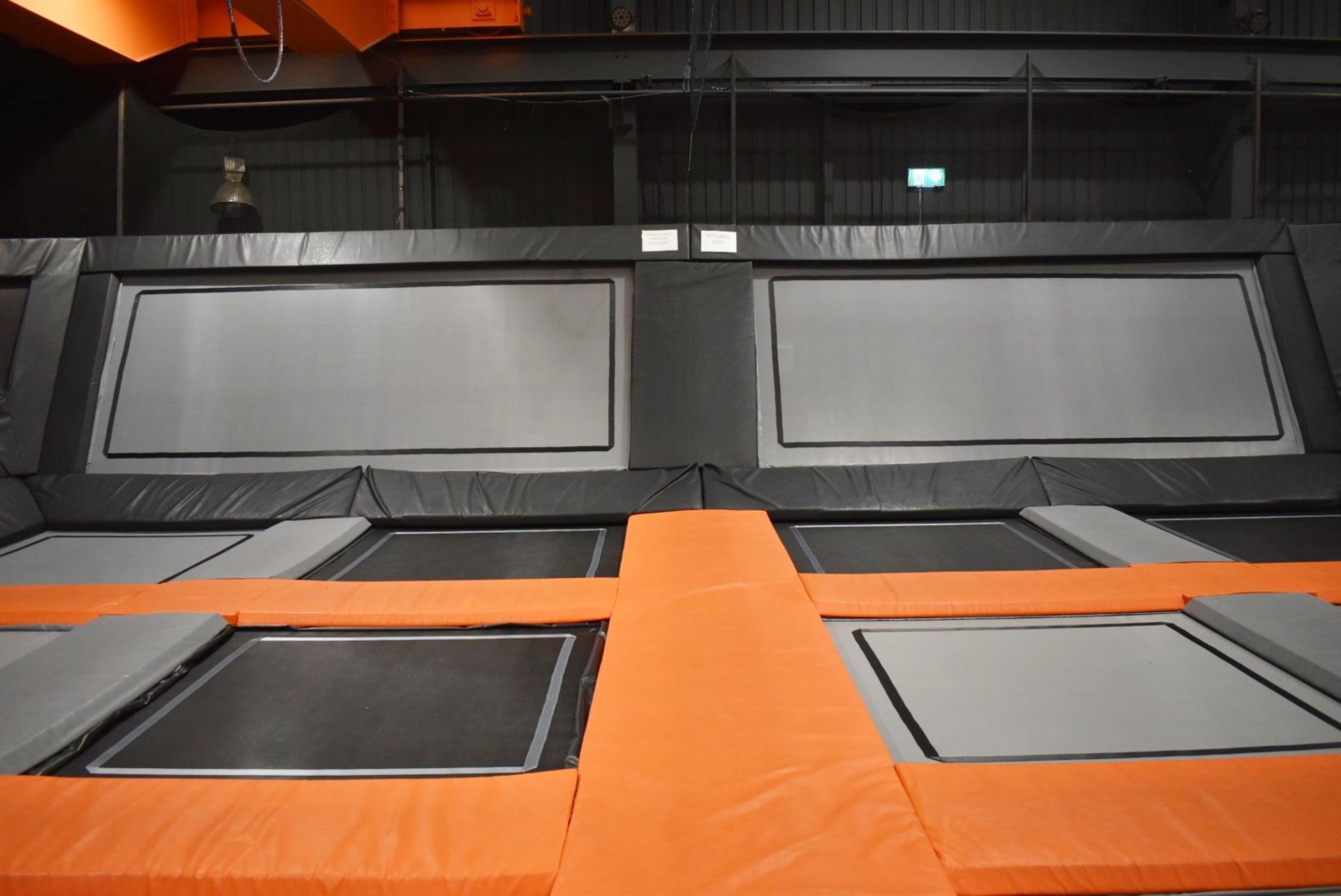 1 x Large Trampoline Park - Disassembled - Includes Dodgeball Arena And Jump Tower - CL766  - - Image 8 of 99