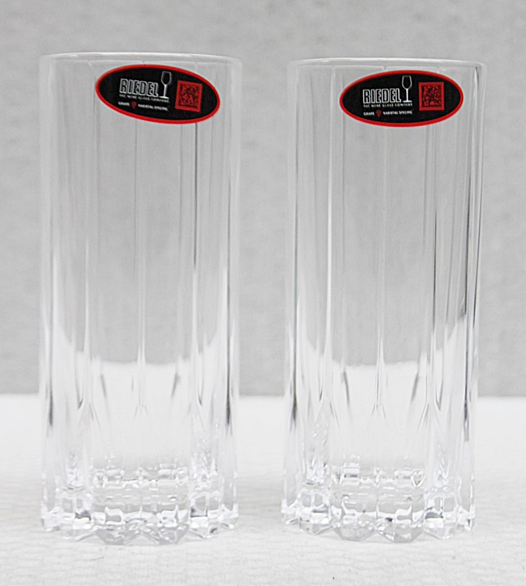 Set Of 4 x RIEDEL Bar Crystal Glass Cocktail Highballs, 310ml, Clear - Original Price £65.00 - - Image 2 of 6