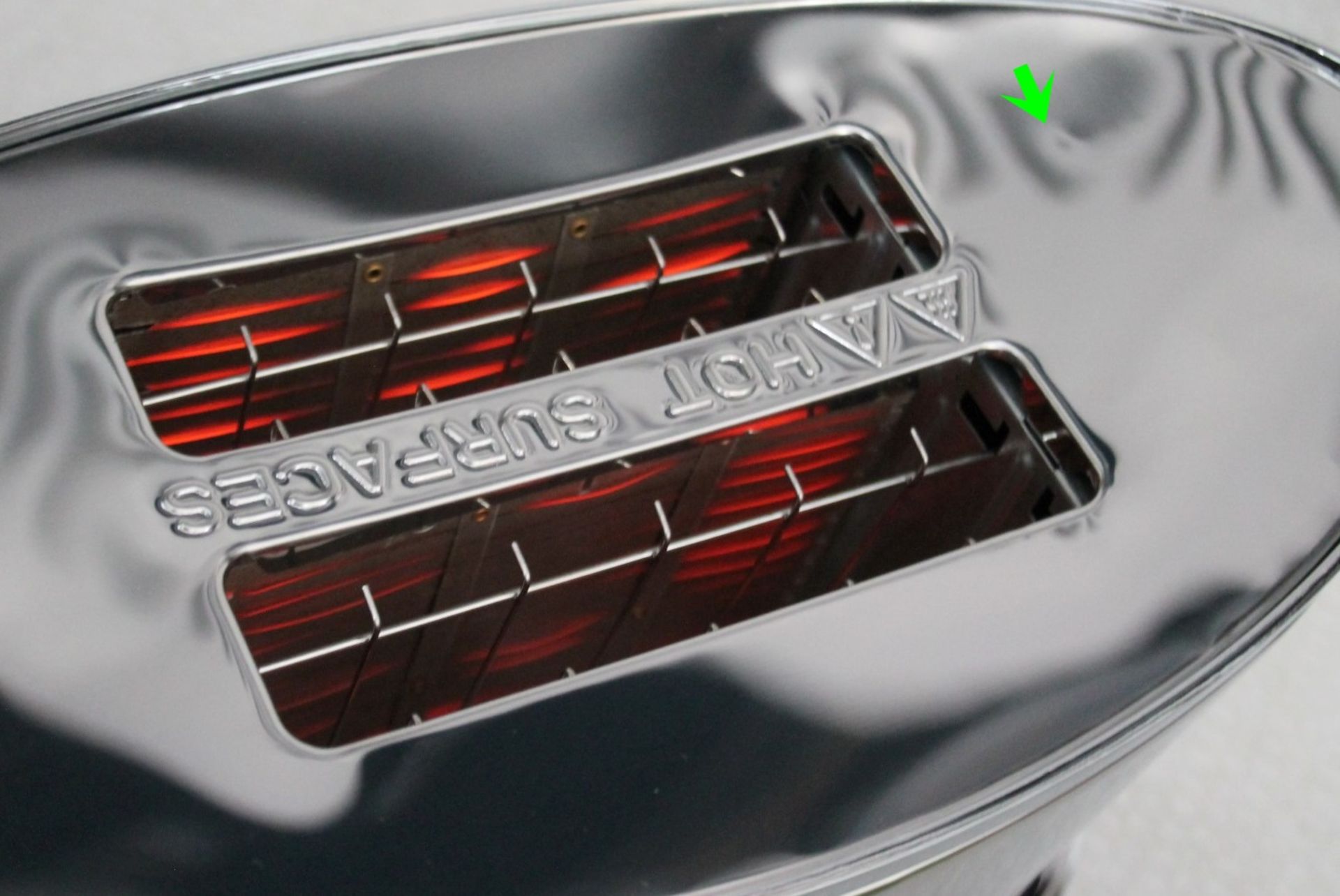 1 x Bugatti 'VOLO' Designer 2-Slice Self-Lowering Toaster In Chrome - Original Price £178.00 - Boxed - Image 6 of 13
