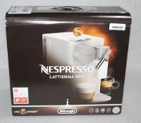 1 x DeLonghi 'Lattissima One' Nespresso Coffee Machine - Original Price £258.00 - Unused Boxed Stock