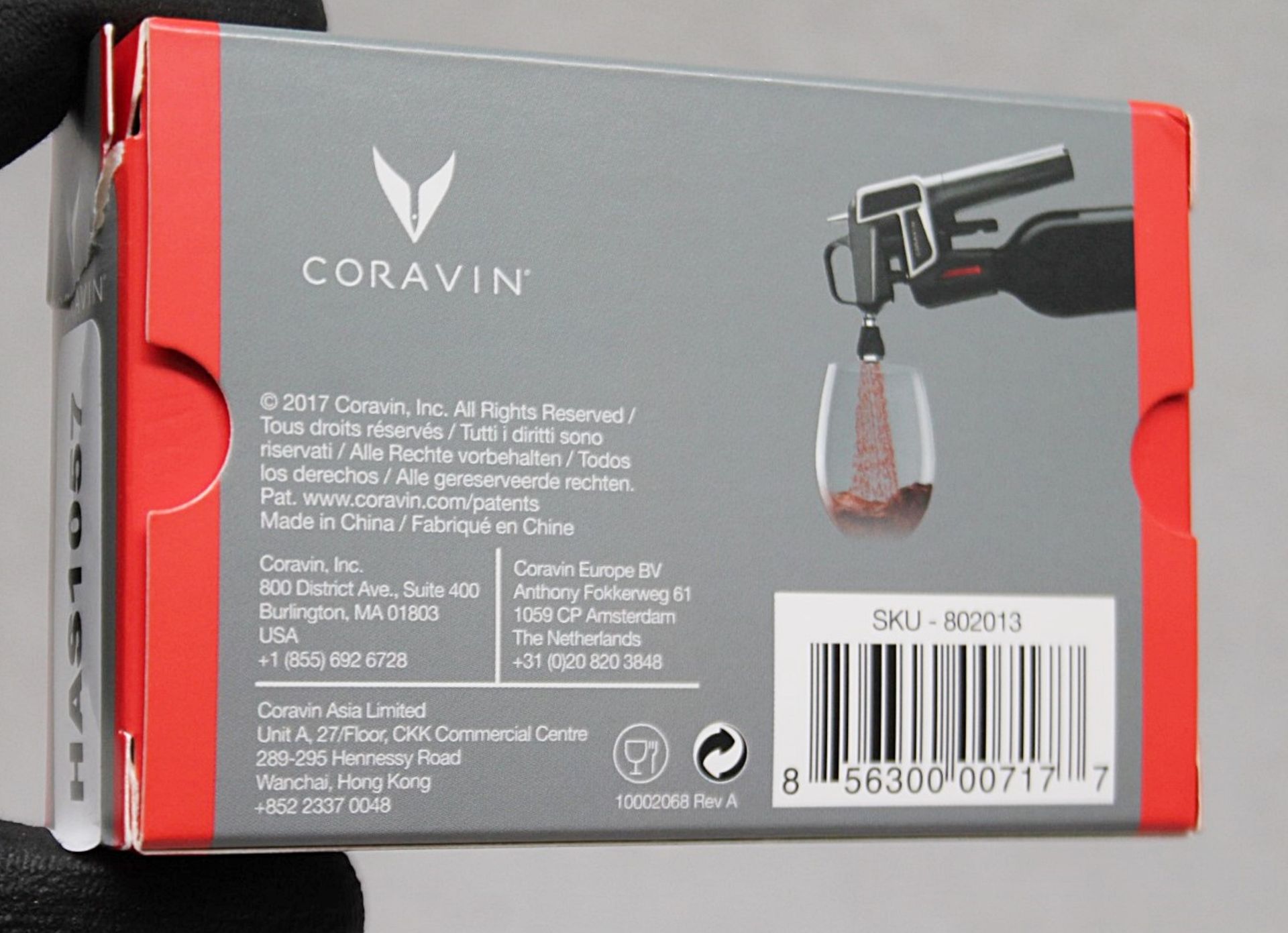 1 x CORAVIN Luxury Wine Aerator Add-On - Original Price £69.95 - Unused Boxed Stock - Ref: HAS1057/ - Image 3 of 5