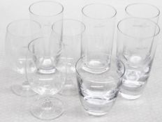 8 x Assorted Pieces Of Villeroy + Boch Luxury Handmade Glassware - Unused Boxed Stock - Ref: