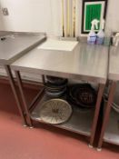 1 x Stainless Steel Prep Table