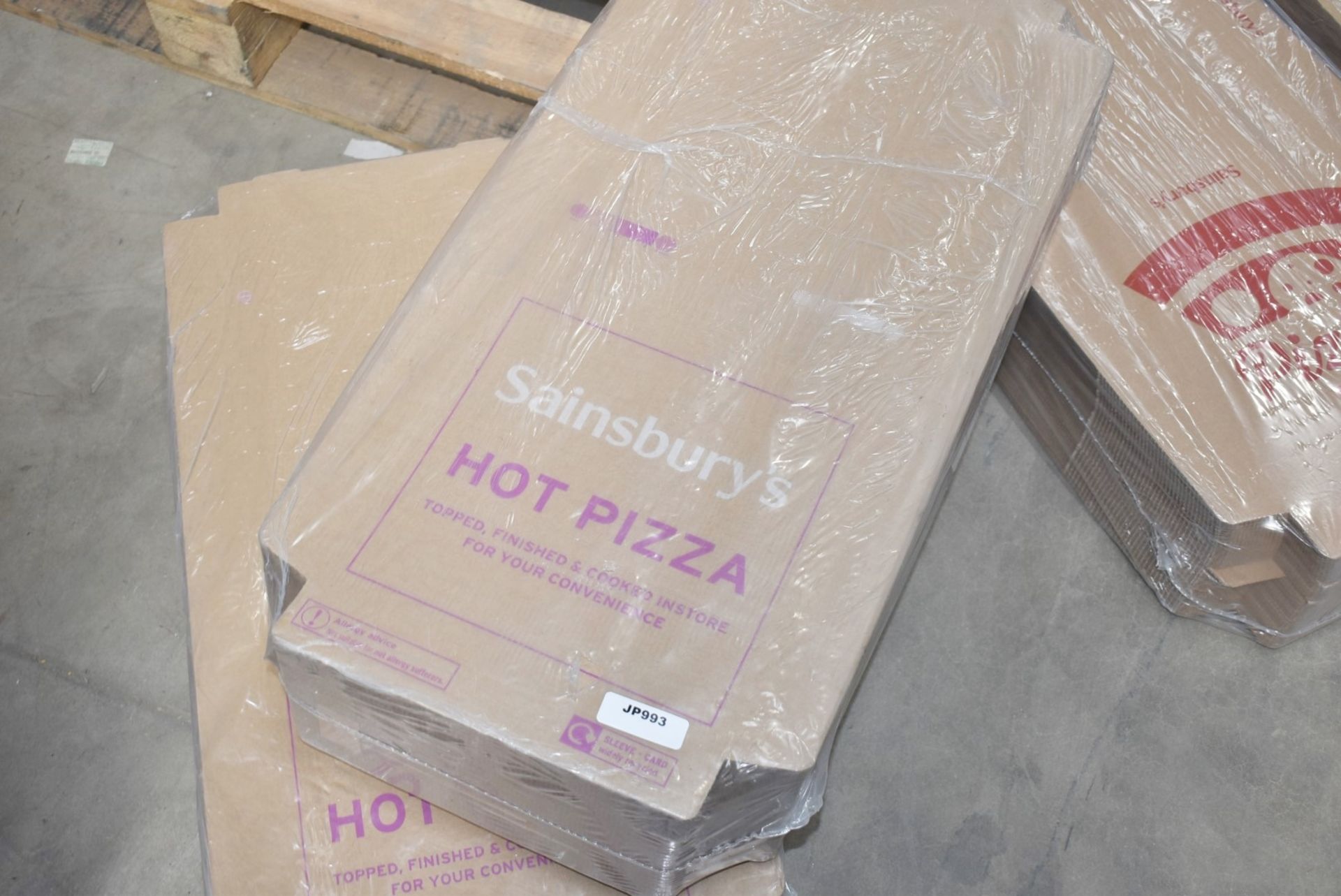 300 x Supermarket Branded 10 Inch Pizza Boxes - Includes 3 x Boxes of 100 - New and Sealed - CL232 - - Image 8 of 11