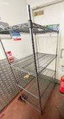 1 x Wire Shelving Rack For Commercial Kitchen