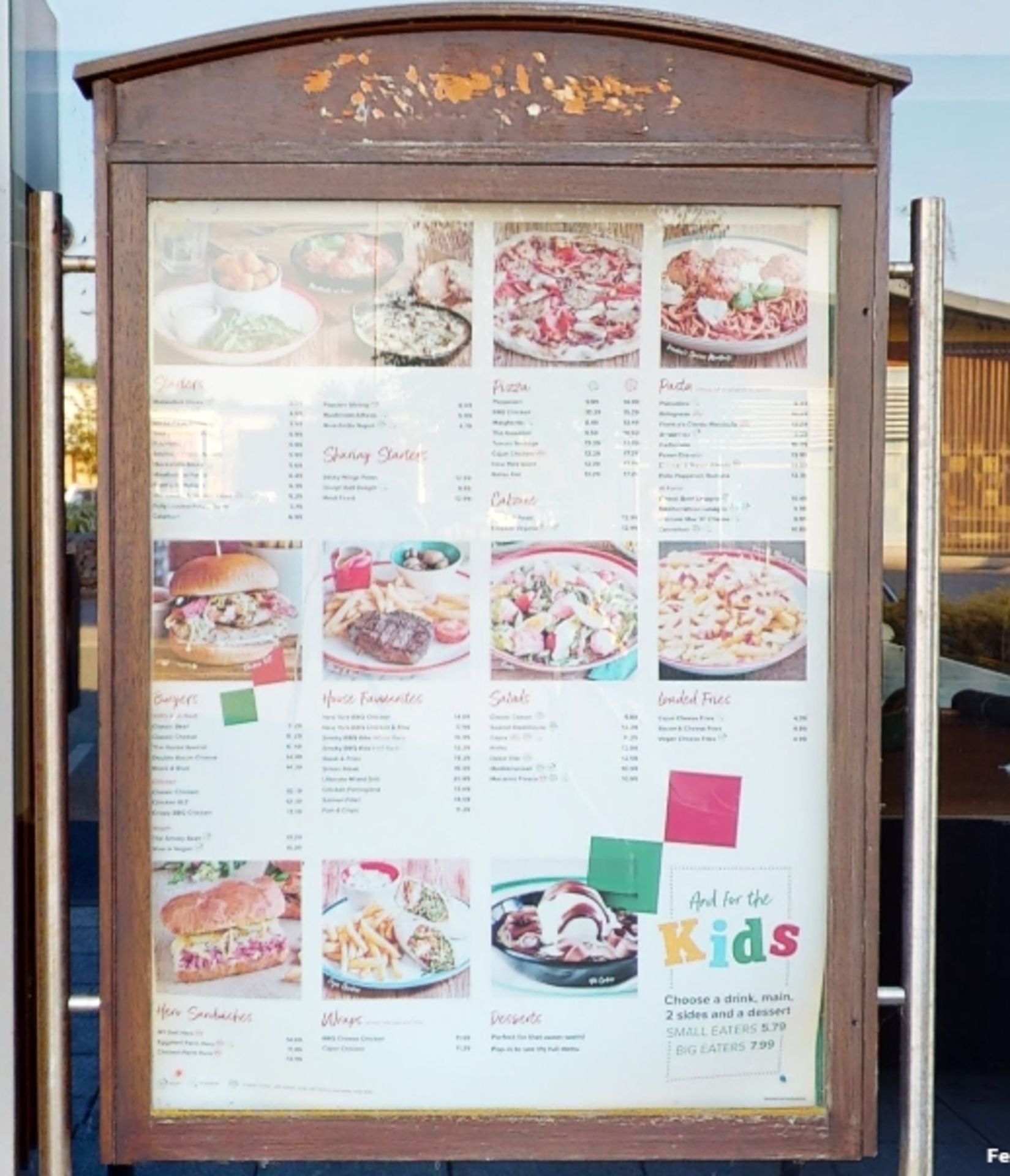 1 x Outdoor Illuminated Menu Board - Approx Size: 240 x 160 cms - CL779 - Location: Nottingham NG4 - Image 2 of 2