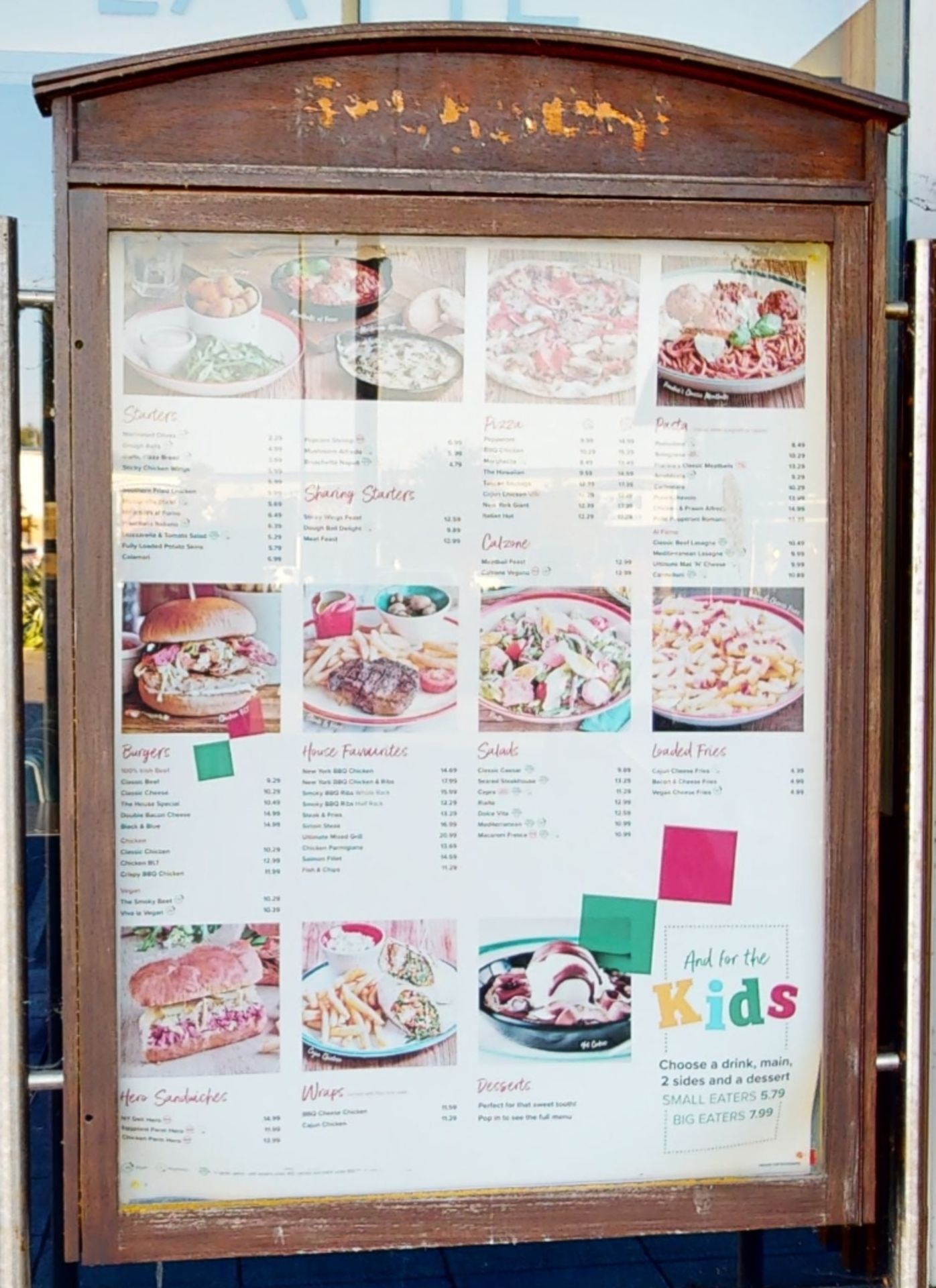 1 x Outdoor Illuminated Menu Board - Approx Size: 240 x 160 cms - CL779 - Location: Nottingham NG4 - Image 2 of 2